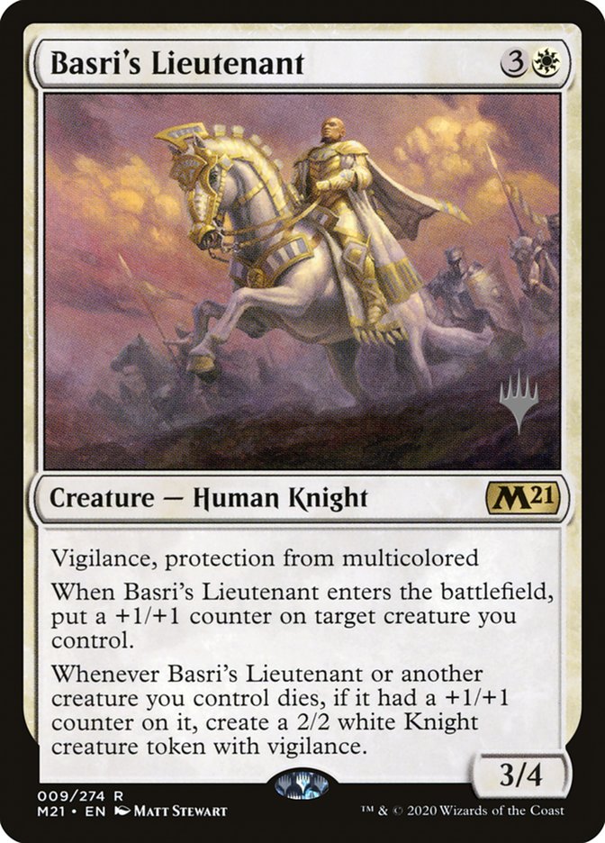 Basri's Lieutenant (Promo Pack) [Core Set 2021 Promos] | Exor Games Summserside