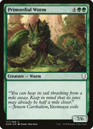 Primordial Wurm [Dominaria] | Exor Games Summserside