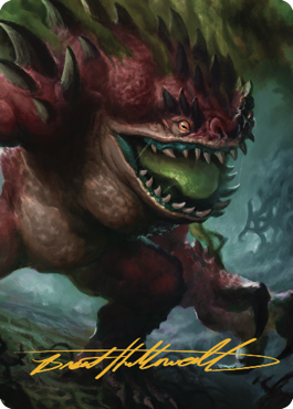 Hezrou Art Card (Gold-Stamped Signature) [Commander Legends: Battle for Baldur's Gate Art Series] | Exor Games Summserside