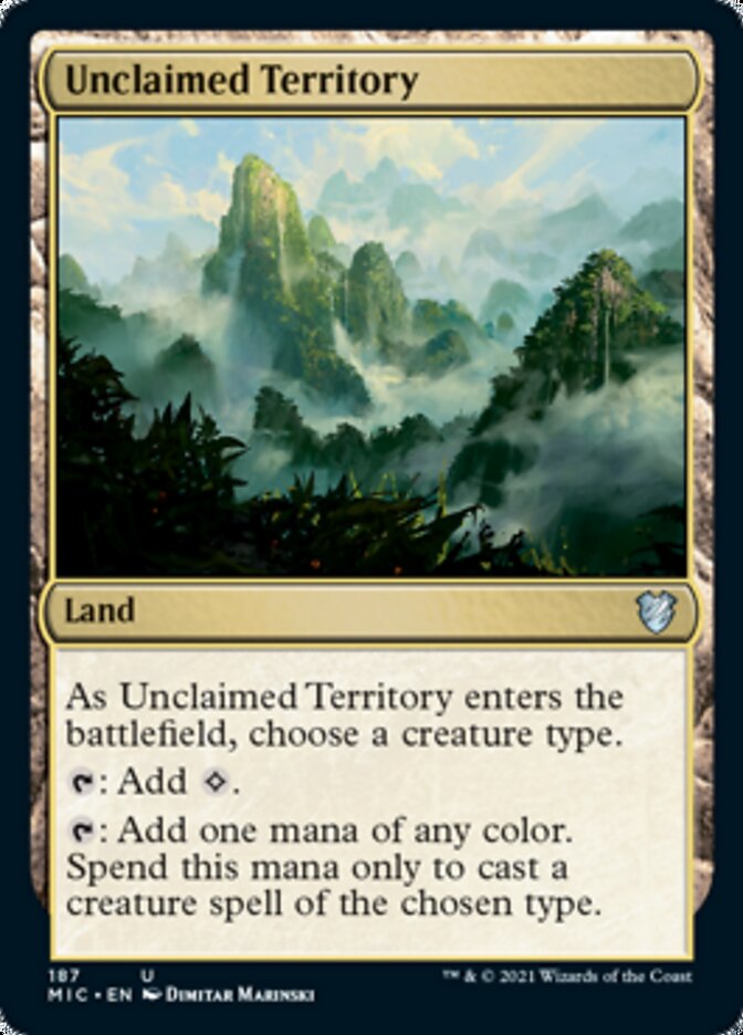 Unclaimed Territory [Innistrad: Midnight Hunt Commander] | Exor Games Summserside