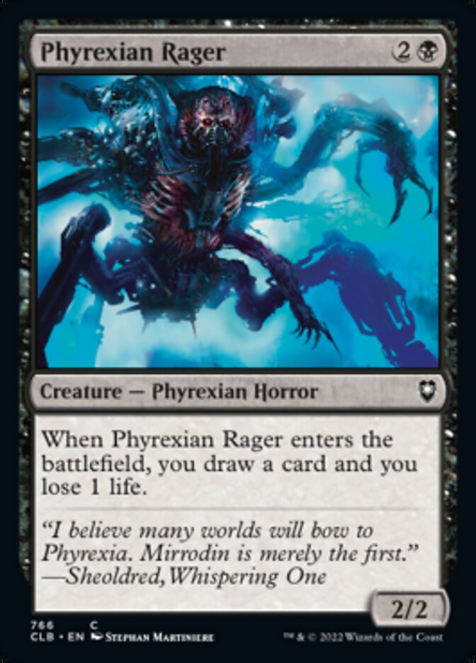 Phyrexian Rager [Commander Legends: Battle for Baldur's Gate] | Exor Games Summserside