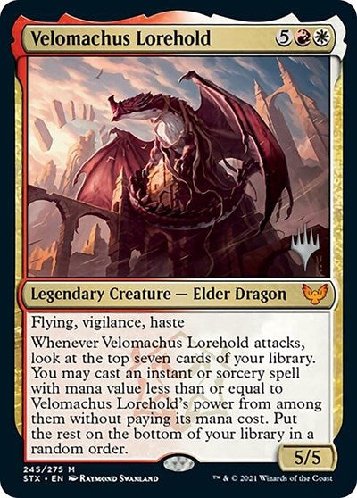 Velomachus Lorehold (Promo Pack) [Strixhaven: School of Mages Promos] | Exor Games Summserside