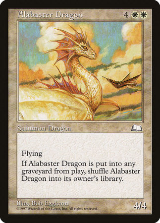 Alabaster Dragon [Weatherlight] | Exor Games Summserside