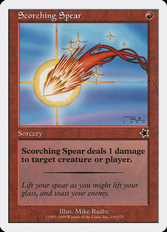 Scorching Spear [Starter 1999] | Exor Games Summserside