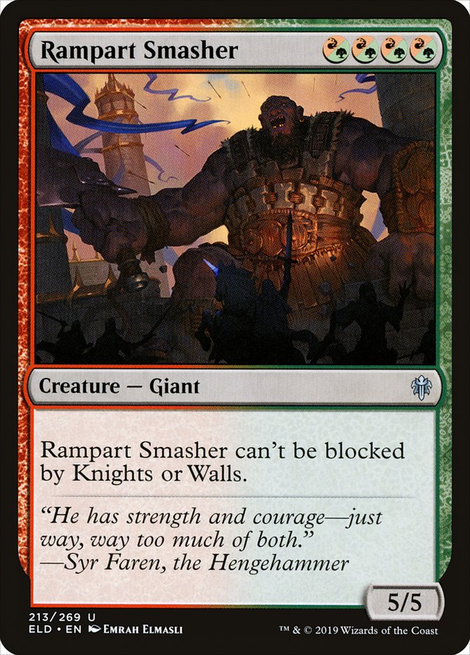 Rampart Smasher [Throne of Eldraine] | Exor Games Summserside