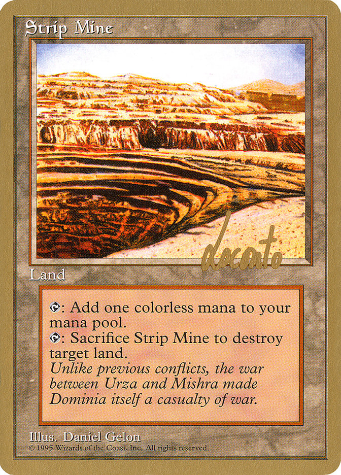 Strip Mine (Michael Loconto) [Pro Tour Collector Set] | Exor Games Summserside