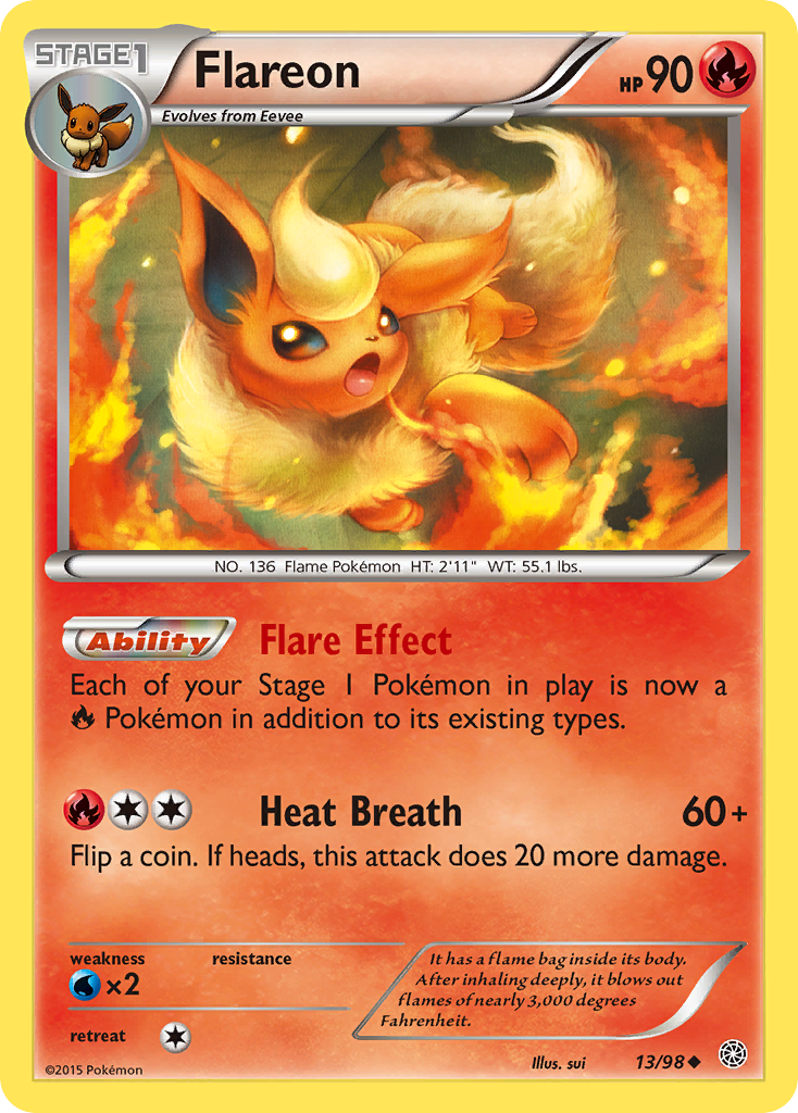 Flareon (13/98) [XY: Ancient Origins] | Exor Games Summserside