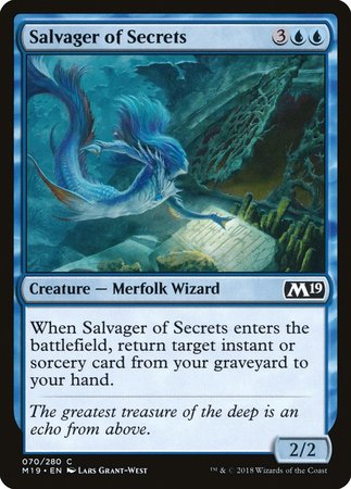 Salvager of Secrets [Core Set 2019] | Exor Games Summserside