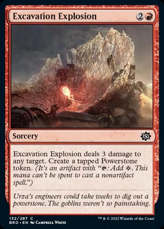 Excavation Explosion [The Brothers' War] | Exor Games Summserside