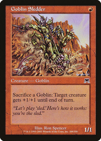 Goblin Sledder [Onslaught] | Exor Games Summserside