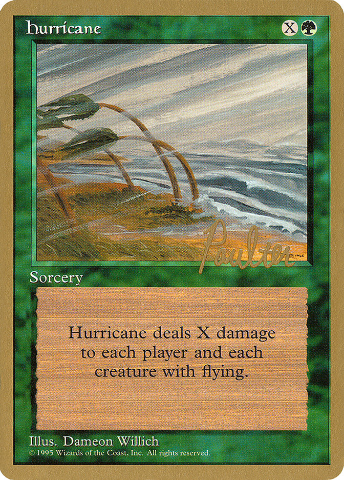 Hurricane (Preston Poulter) [Pro Tour Collector Set] | Exor Games Summserside
