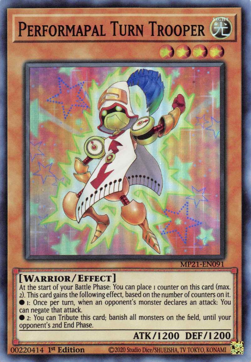 Performapal Turn Trooper [MP21-EN091] Super Rare | Exor Games Summserside