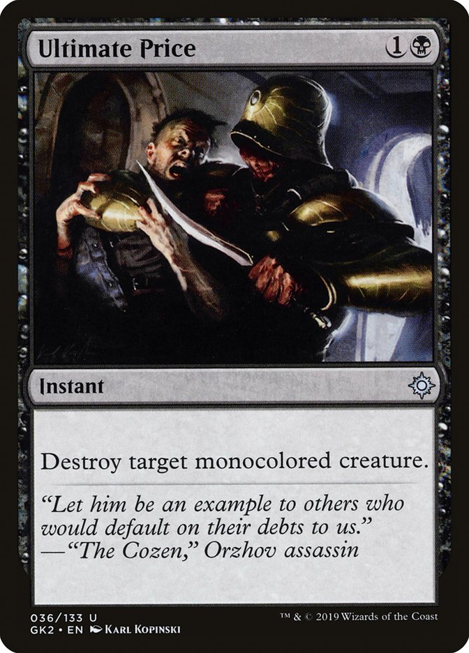 Ultimate Price [Ravnica Allegiance Guild Kit] | Exor Games Summserside