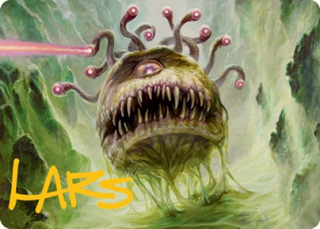 Beholder Art Card (Gold-Stamped Signature) [Dungeons & Dragons: Adventures in the Forgotten Realms Art Series] | Exor Games Summserside