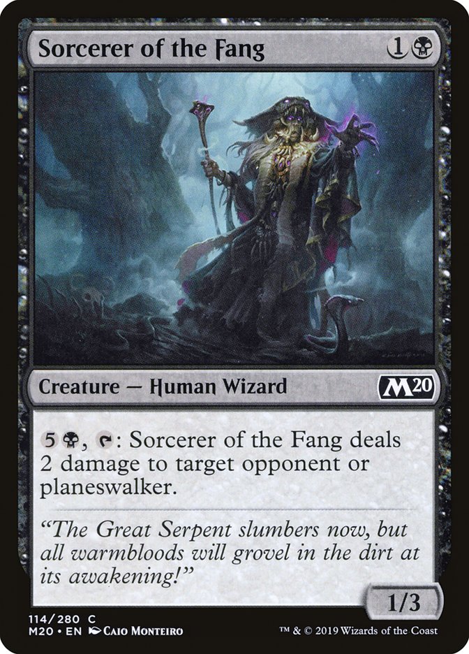 Sorcerer of the Fang [Core Set 2020] | Exor Games Summserside