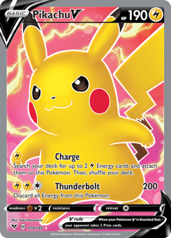 Pikachu V (170/185) [Sword & Shield: Vivid Voltage] | Exor Games Summserside