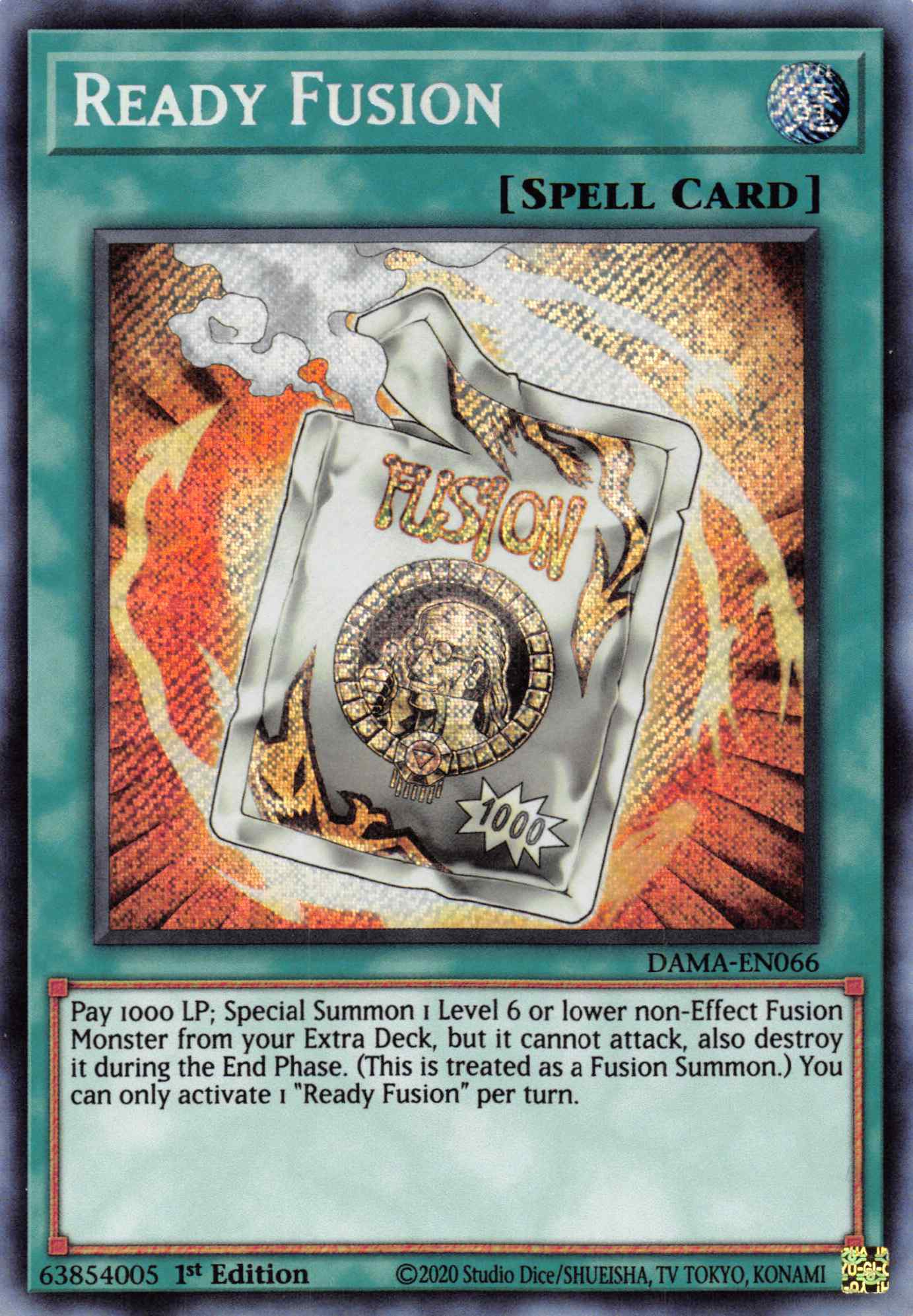 Ready Fusion [DAMA-EN066] Secret Rare | Exor Games Summserside