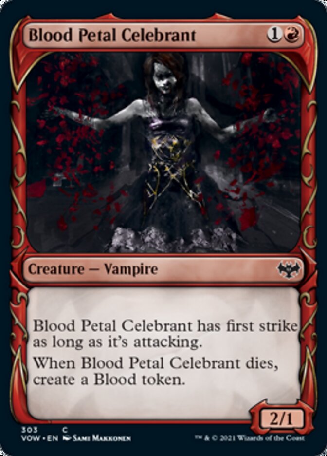 Blood Petal Celebrant (Showcase Fang Frame) [Innistrad: Crimson Vow] | Exor Games Summserside