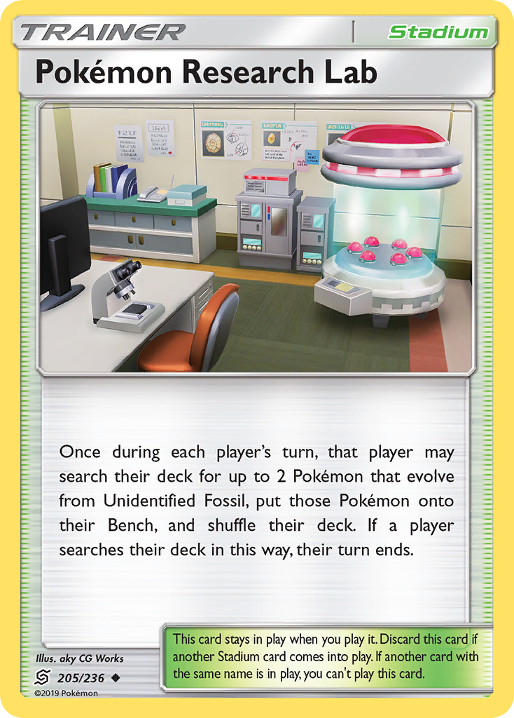 Pokemon Research Lab (205/236) [Sun & Moon: Unified Minds] | Exor Games Summserside