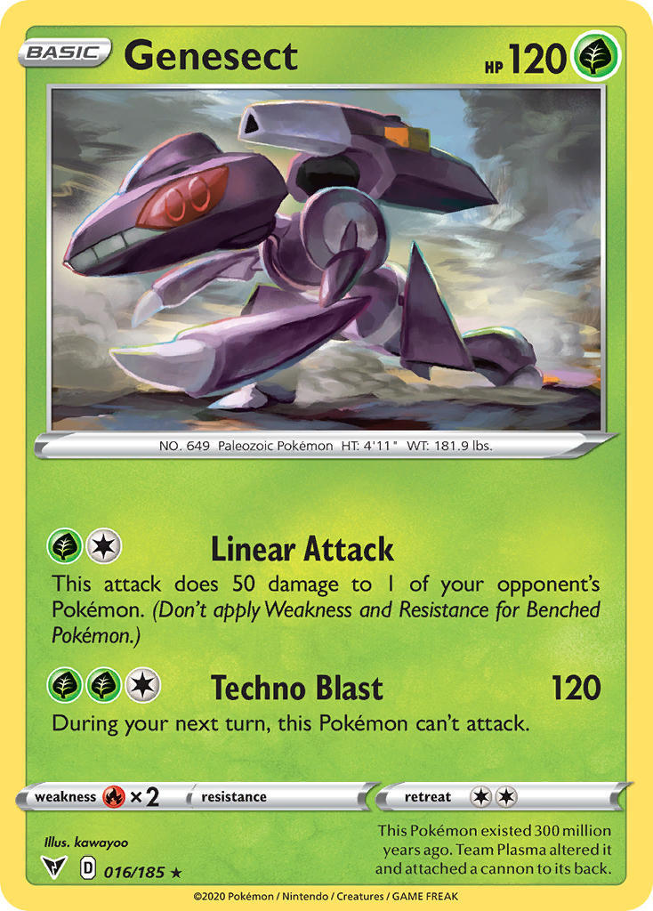 Genesect (016/185) [Sword & Shield: Vivid Voltage] | Exor Games Summserside