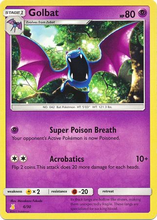 Golbat (6/30) [Sun & Moon: Trainer Kit - Alolan Raichu] | Exor Games Summserside