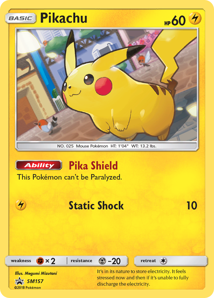 Pikachu (SM157) [Sun & Moon: Black Star Promos] | Exor Games Summserside