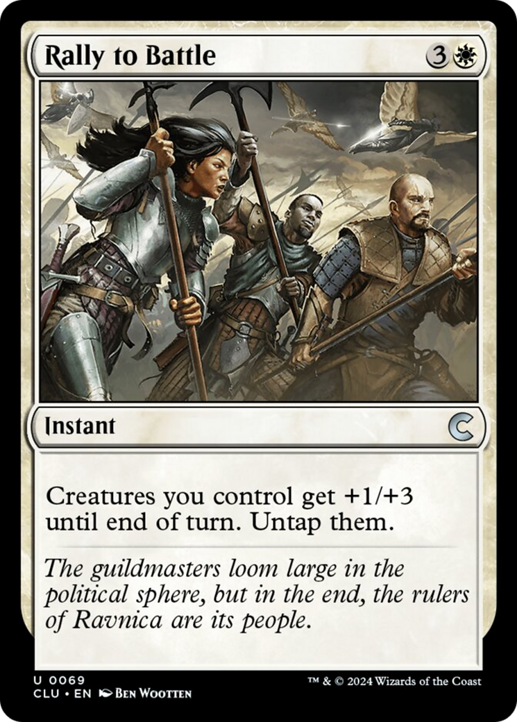 Rally to Battle [Ravnica: Clue Edition] | Exor Games Summserside