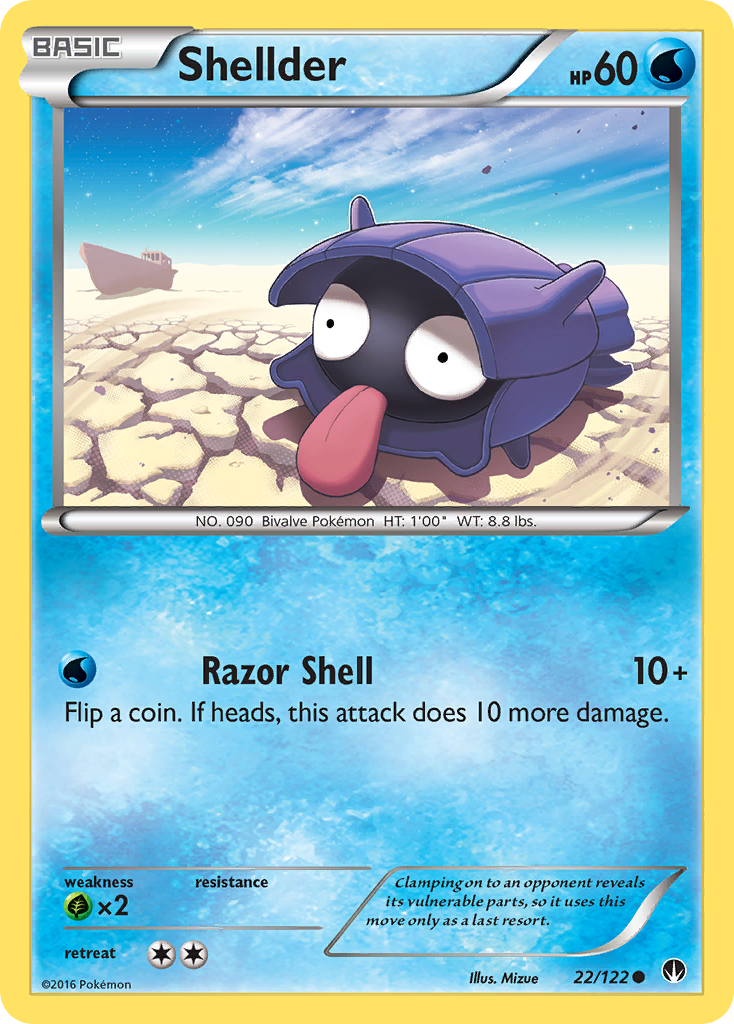 Shellder (22/122) [XY: BREAKpoint] | Exor Games Summserside