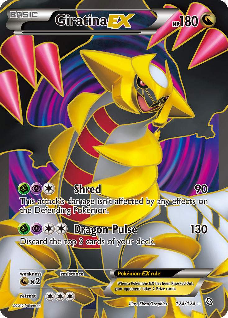 Giratina EX (124/124) [Black & White: Dragons Exalted] | Exor Games Summserside