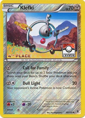 Klefki (66/119) (League Promo 4th Place) [XY: Phantom Forces] | Exor Games Summserside