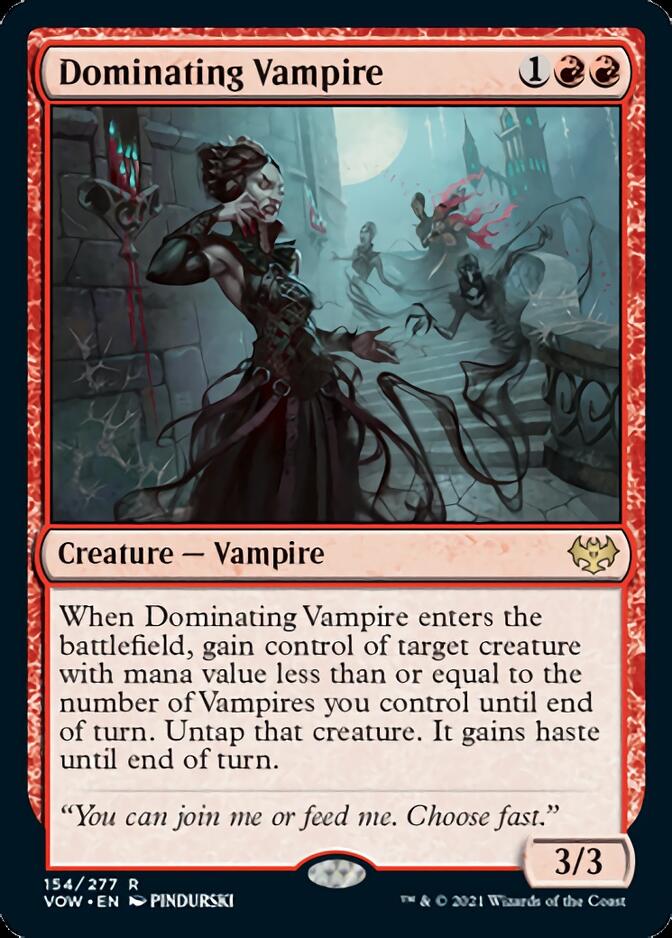 Dominating Vampire [Innistrad: Crimson Vow] | Exor Games Summserside