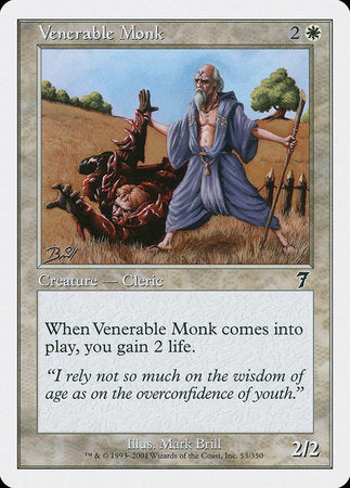 Venerable Monk [Seventh Edition] | Exor Games Summserside