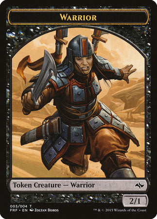 Warrior Token [Fate Reforged Tokens] | Exor Games Summserside