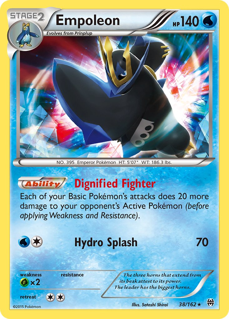 Empoleon (38/162) (Battle Arena Deck Exclusive) (Theme Deck Exclusive) [XY: BREAKthrough] | Exor Games Summserside