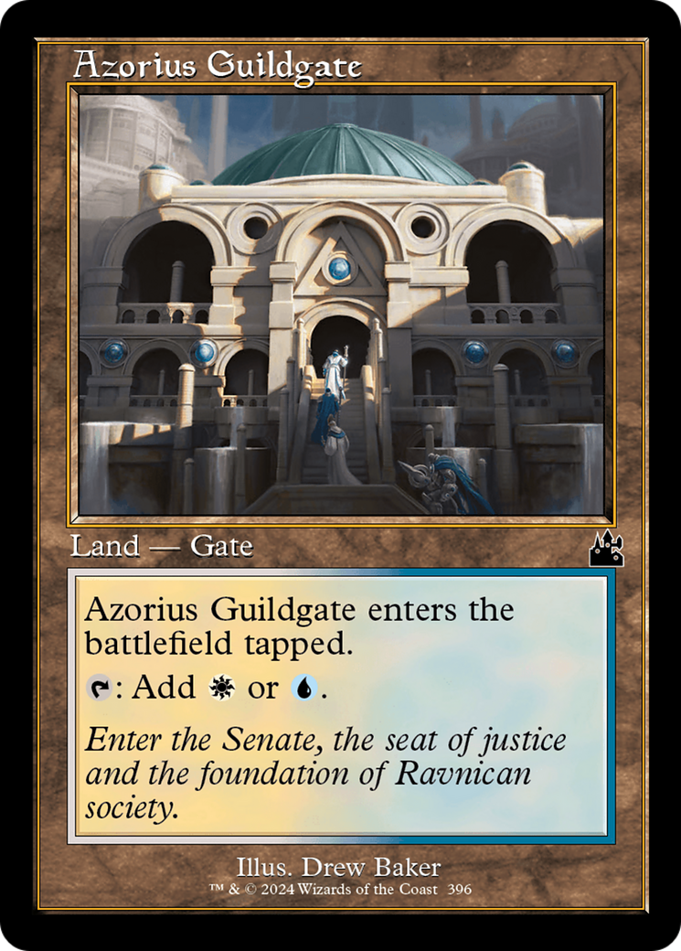 Azorius Guildgate (Retro Frame) [Ravnica Remastered] | Exor Games Summserside