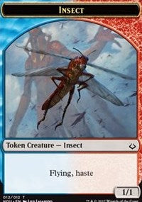 Insect // Warrior Double-sided Token [Hour of Devastation Tokens] | Exor Games Summserside