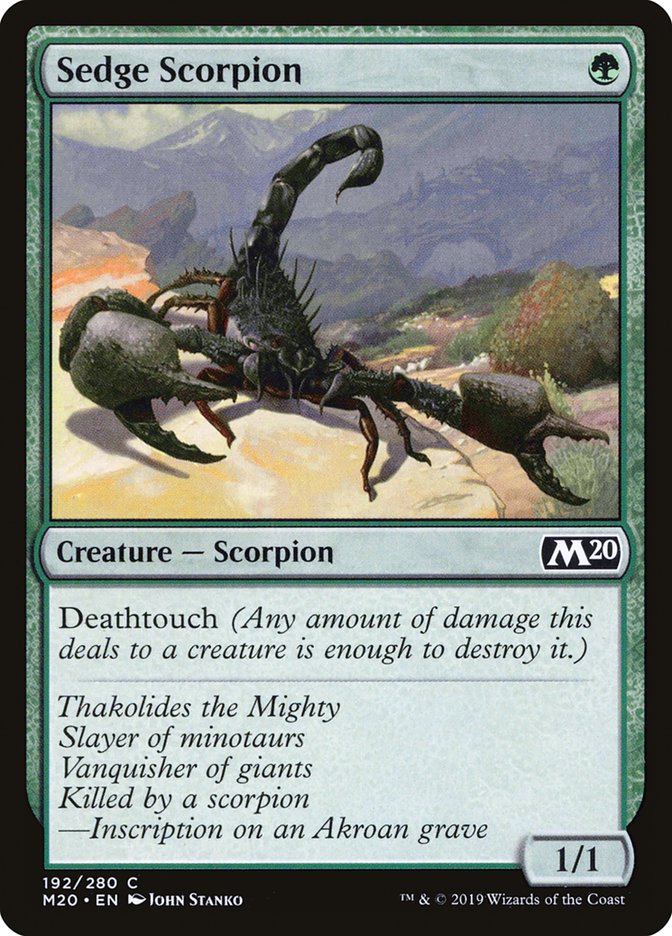 Sedge Scorpion [Core Set 2020] | Exor Games Summserside