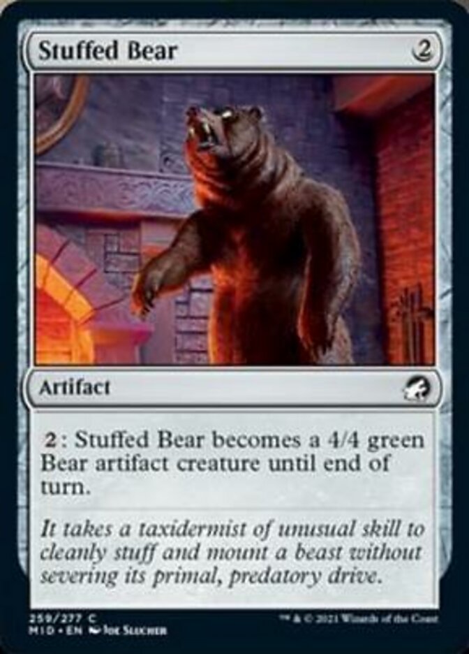 Stuffed Bear [Innistrad: Midnight Hunt] | Exor Games Summserside