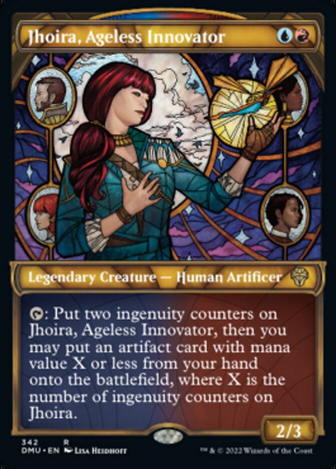 Jhoira, Ageless Innovator (Showcase Textured) [Dominaria United] | Exor Games Summserside