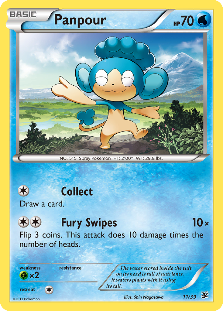 Panpour (11/39) [XY: Kalos Starter Set] | Exor Games Summserside