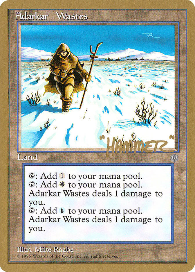 Adarkar Wastes (Shawn "Hammer" Regnier) [Pro Tour Collector Set] | Exor Games Summserside