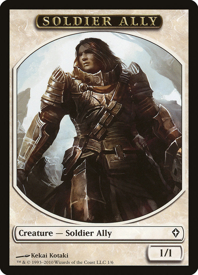 Soldier Ally [Worldwake Tokens] | Exor Games Summserside