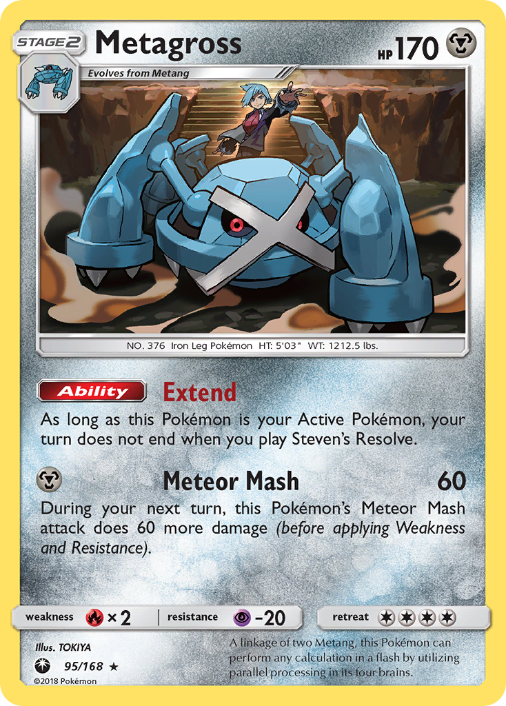 Metagross (95/168) [Sun & Moon: Celestial Storm] | Exor Games Summserside