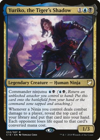 Yuriko, the Tiger's Shadow [Commander 2018] | Exor Games Summserside