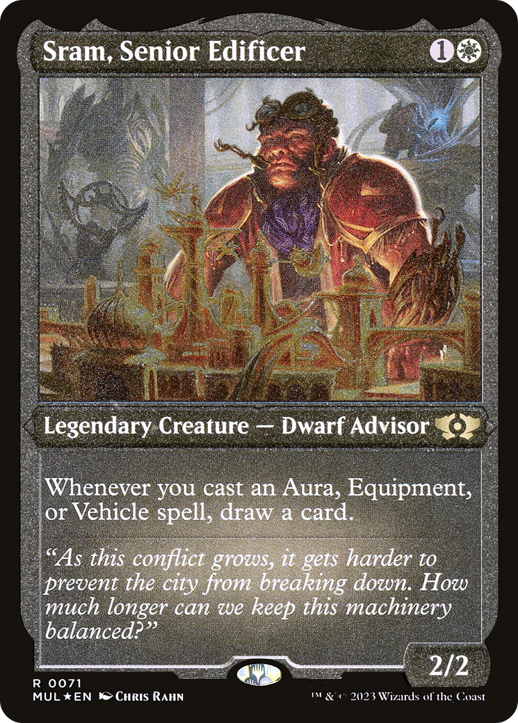 Sram, Senior Edificer (Foil Etched) [Multiverse Legends] | Exor Games Summserside