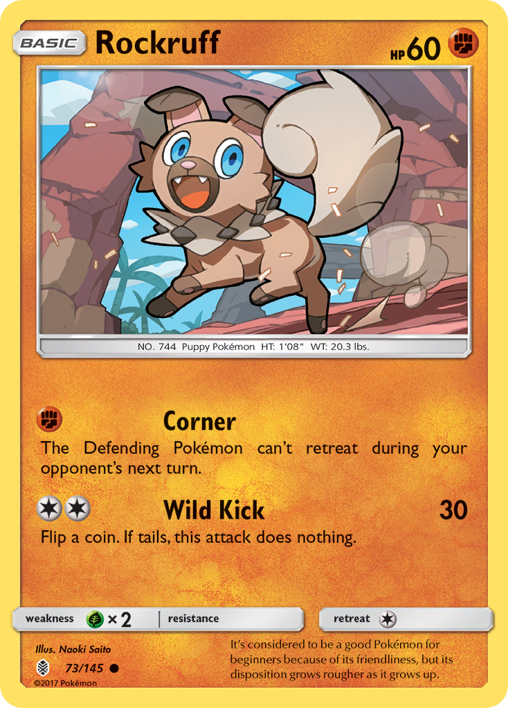 Rockruff (73/145) [Sun & Moon: Guardians Rising] | Exor Games Summserside