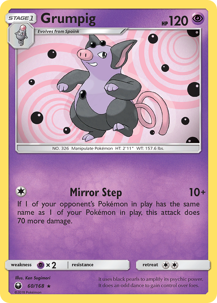 Grumpig (60/168) [Sun & Moon: Celestial Storm] | Exor Games Summserside