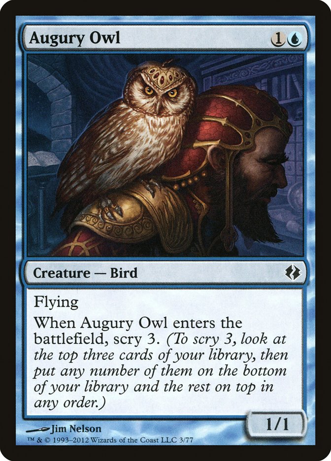 Augury Owl [Duel Decks: Venser vs. Koth] | Exor Games Summserside