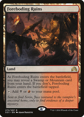 Foreboding Ruins [Shadows over Innistrad] | Exor Games Summserside