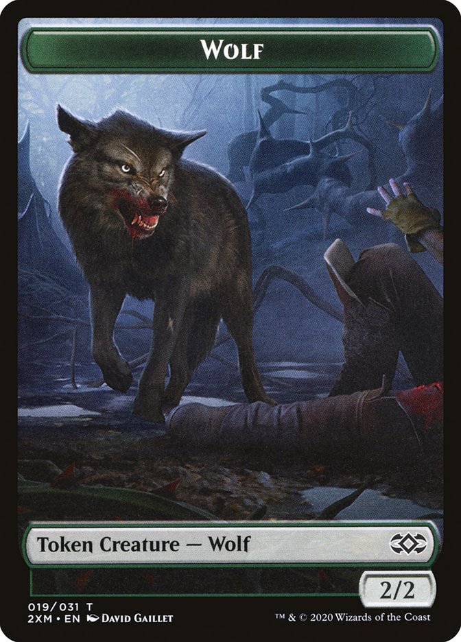 Wolf Token [Double Masters] | Exor Games Summserside